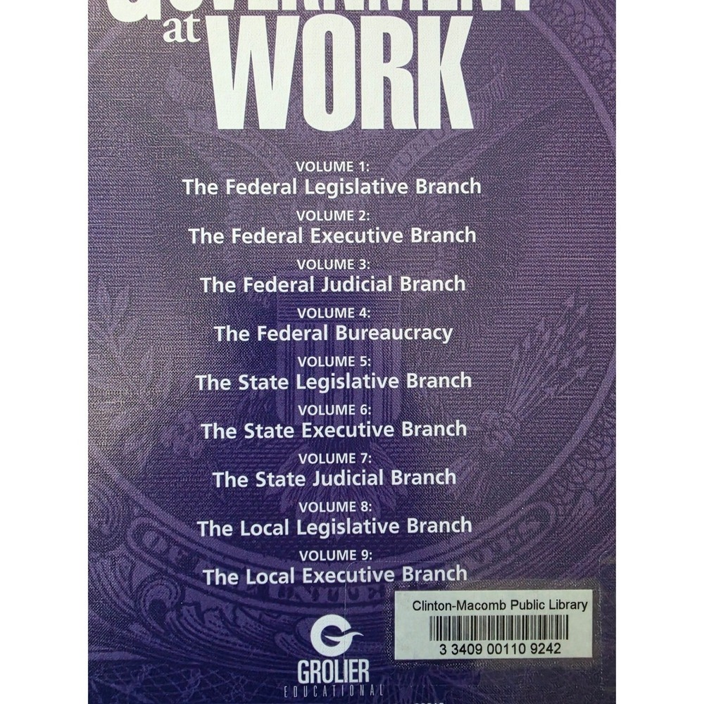 American Government at Work Hardcover Complete Set Homeschool Middle High School - Picture 10 of 12